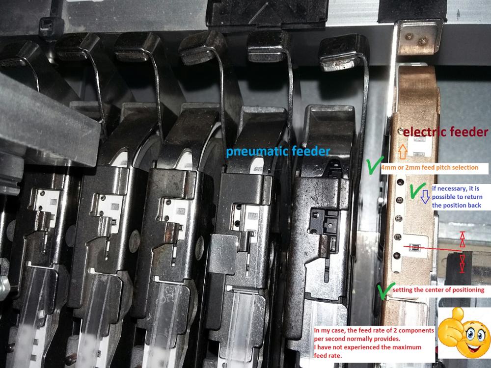 Universal Yamaha Electric Feeder (32mm) for Yamaha YV YG SMT Machine, DIY Pick and Place Machine