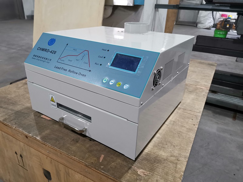 Hot Desktop SMT Production Line: CHMT48VB SMT Pick and Place Machine + 3040 Stencil Printer + 420 Reflow Oven