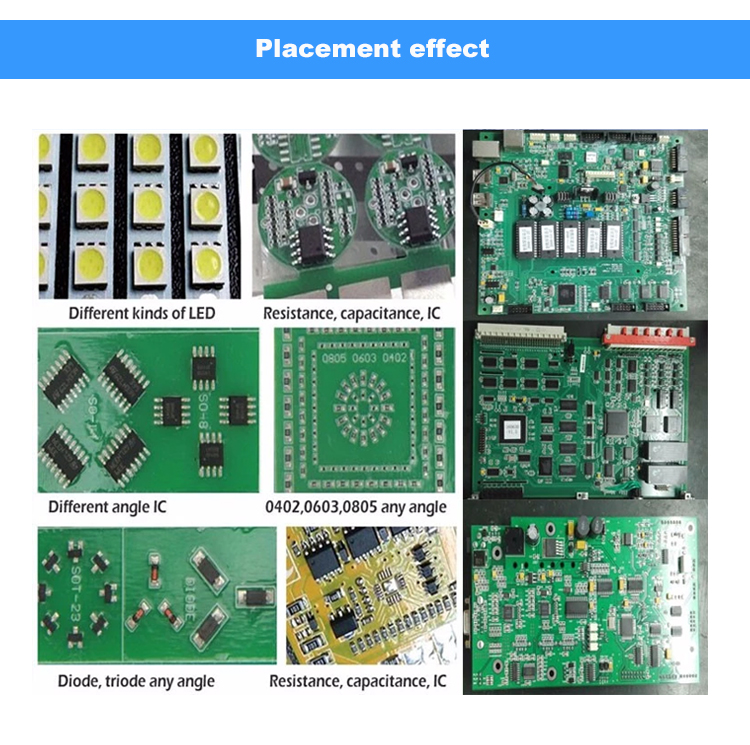 All-in-one CHMT48VA Desktop SMT Pick and Place Machine + Vibration Feeder, Embedded Linux System, Prototying Batch Production