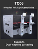 Width 89cm Compact Industrial SMD Pick and Place Machine TC06 Chip Mounter for PCB Assembly Line