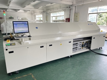CHM-PC850 Lead-free Large SMT Reflow Oven 8 Temp. Zones (up8+down8) 3150x500mm Heating Machine Automatic Rail + PC Control