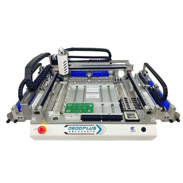 D600 Plus SMT Pick and Place Pachine 2 x 6 Heads Automatic Nozzle Change 83-feeder slot