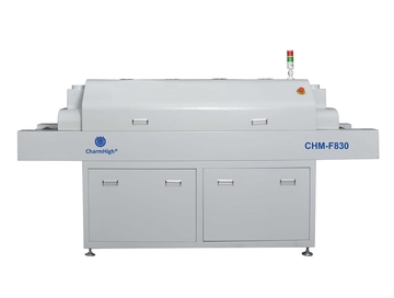 CHM-F830 Vertical SMT Reflow Oven Hot Air 8 Temp Zones 1400*300mm Heating Station Soldering Machine